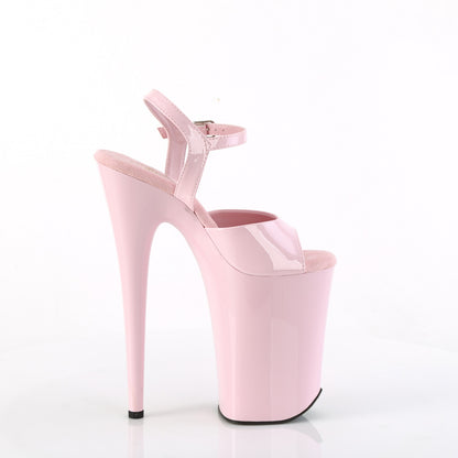 9" Heel, 5 1/4" PF Ankle Strap Sandal (Pleaser INF909/B/M)