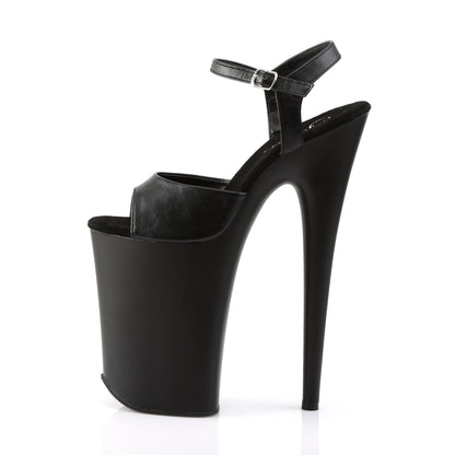 9" Heel, 5 1/4" PF Ankle Strap Sandal (Pleaser INF909/B/M)