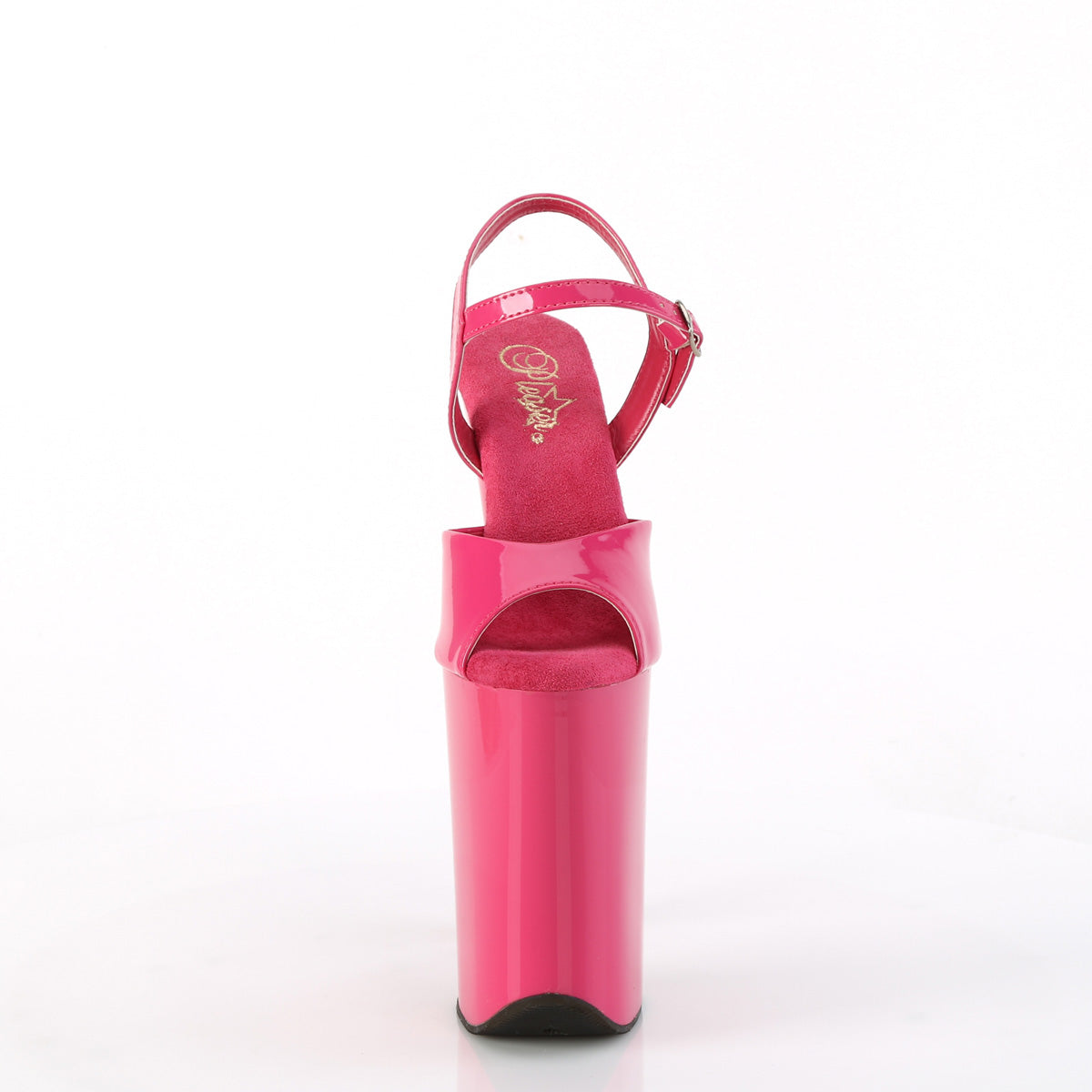 9" Heel, 5 1/4" PF Ankle Strap Sandal (Pleaser INF909/B/M)