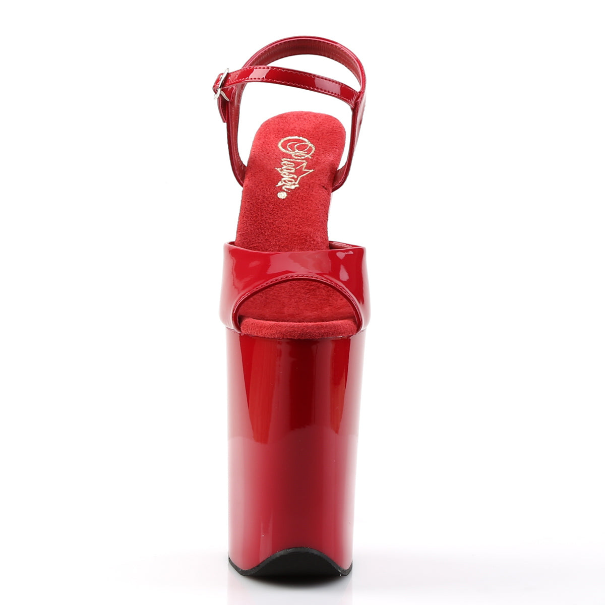 9" Heel, 5 1/4" PF Ankle Strap Sandal (Pleaser INF909/B/M)