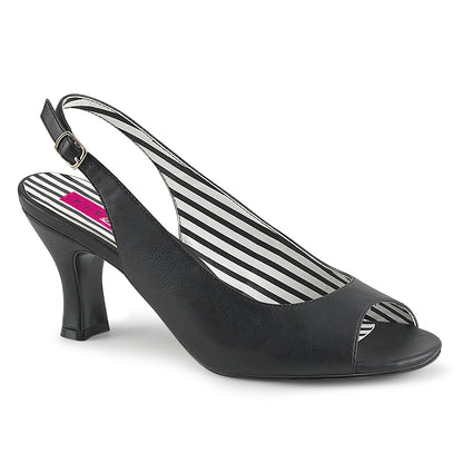 *3" Heel Slingback Peep Toe Pump (Pleaser Pink Label JENNA02/BPU)