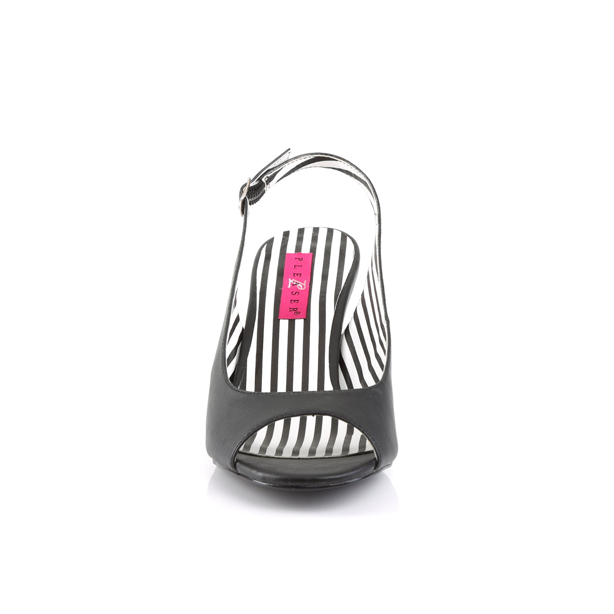 *3" Heel Slingback Peep Toe Pump (Pleaser Pink Label JENNA02/BPU)