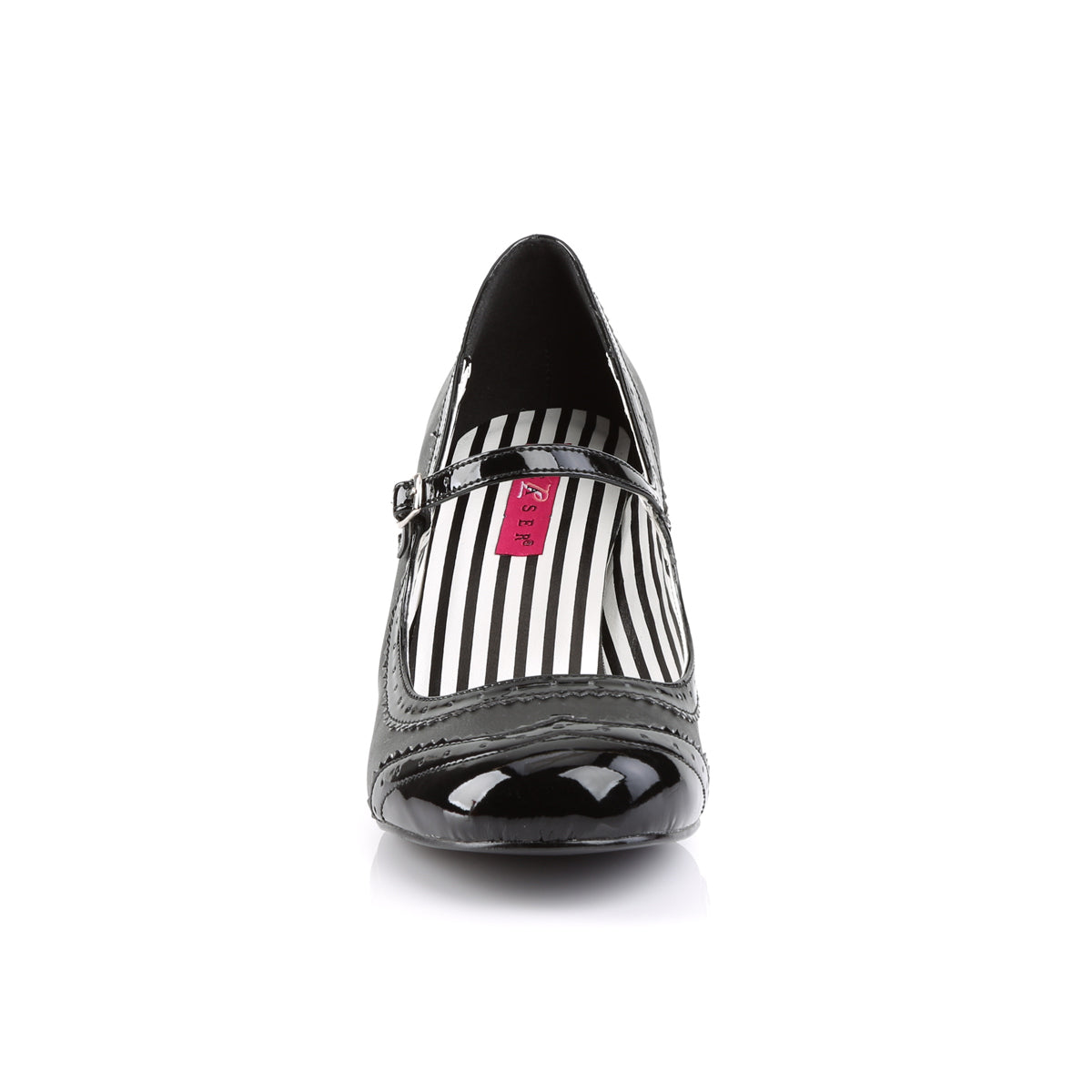 **3" Kitten Heel Spectator Mary Jane Pump (Pleaser Pink Label JENNA06/BPU-PT)