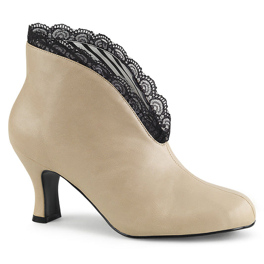 *3" Heel Slip-on Ankle Boot (Pleaser Pink Label JENNA105/CRPU-LC)