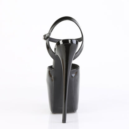 7" Heel, 3" Concealed PF Ankle Strap Sandal (Pleaser JUB09/B)