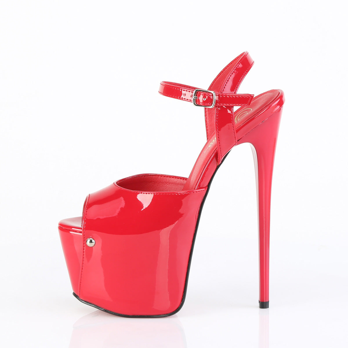7" Heel, 3" Concealed PF Ankle Strap Sandal (Pleaser JUB09/B)