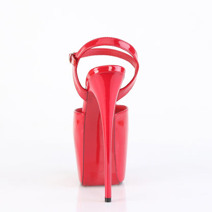 7" Heel, 3" Concealed PF Ankle Strap Sandal (Pleaser JUB09/B)