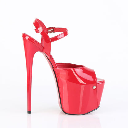 7" Heel, 3" Concealed PF Ankle Strap Sandal (Pleaser JUB09/B)