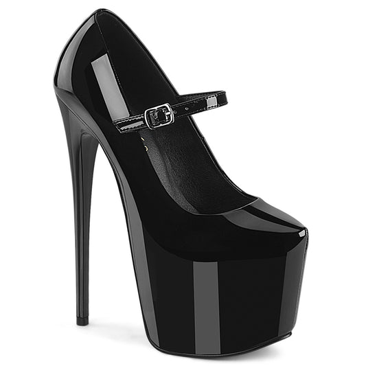7" Heel, 3" Concealed PF Mary Jane Pump (Pleaser JUB28/B)