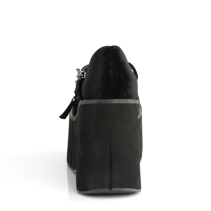 4 1/2" Platform Criss-Cross Strap Maryjane (Demonia KERA10/BVEL)