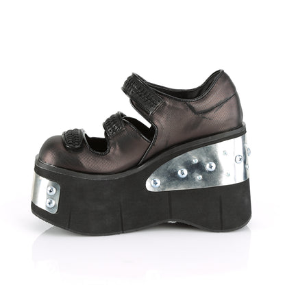 4 1/2" Platform Dual Strap Maryjane (Demonia KERA13/B-PWVL)