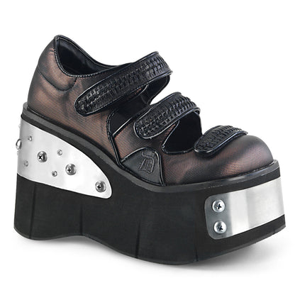4 1/2" Platform Dual Strap Maryjane (Demonia KERA13/B-PWVL)