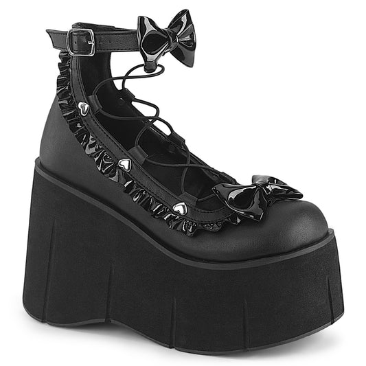 4 1/2" Platform Wrap Around Ankle Shoe (Demonia KERA18/BVL)