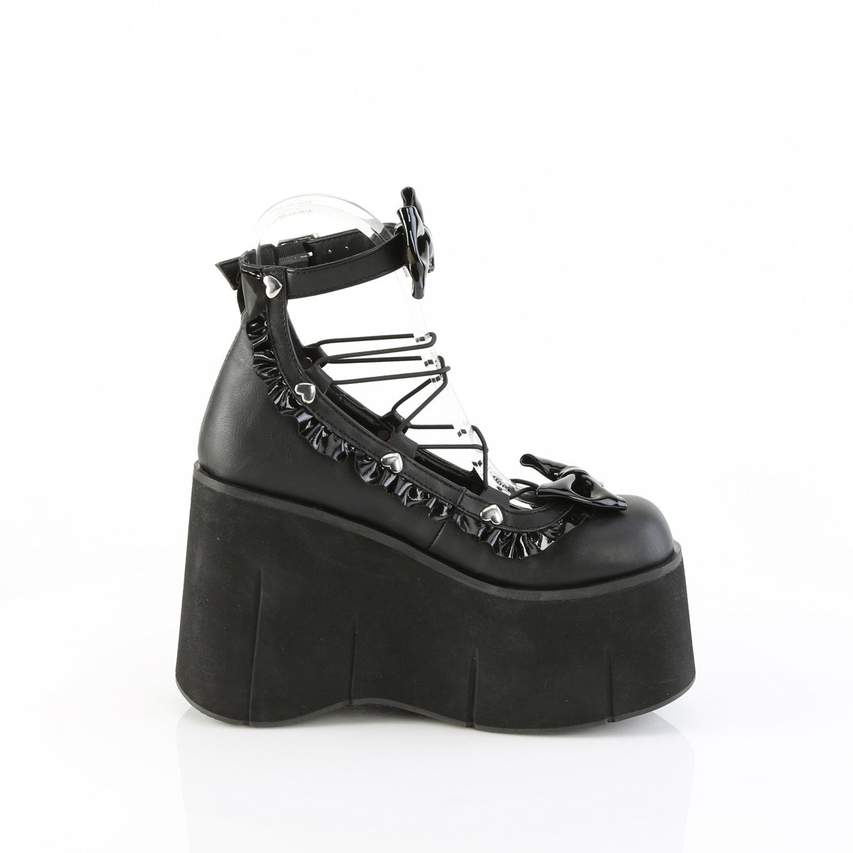4 1/2" Platform Wrap Around Ankle Shoe (Demonia KERA18/BVL)