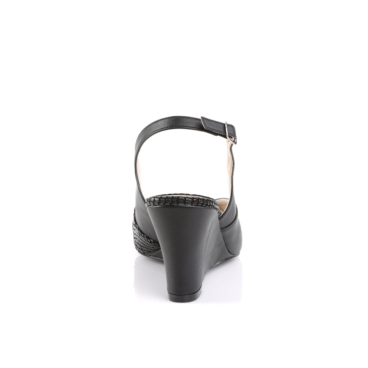 *3" Slingback Wedge Sandal (Pleaser Pink Label KIM01SP/BPU)