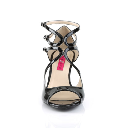 *3" Strappy Wedge Sandal W/ Cutout Detail (Pleaser Pink Label KIM04/B)