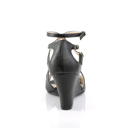 *3" Strappy Wedge Sandal W/ Cutout Detail (Pleaser Pink Label KIM04/B)