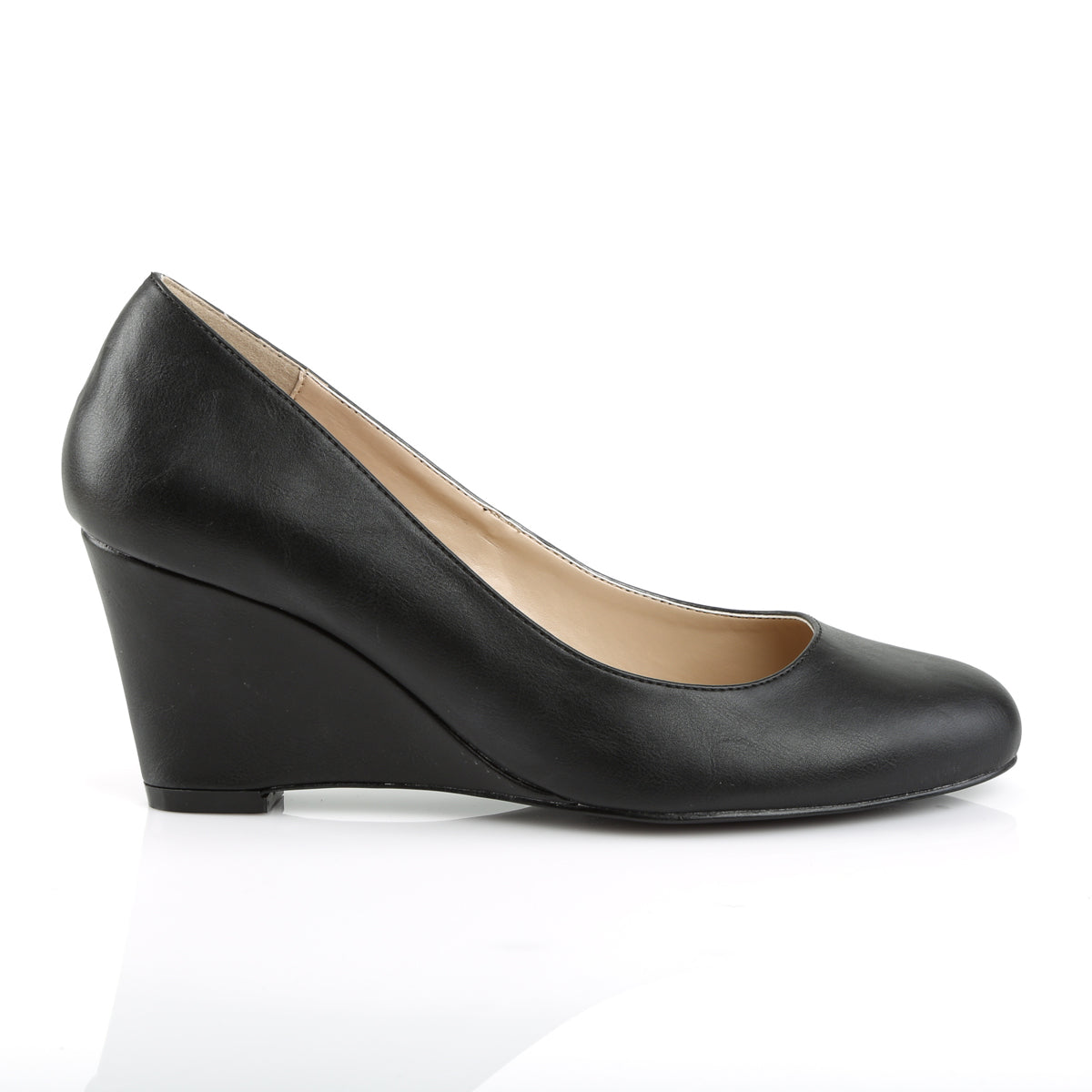 **3" Wedge Pump (Pleaser Pink Label KIM08/BPU)