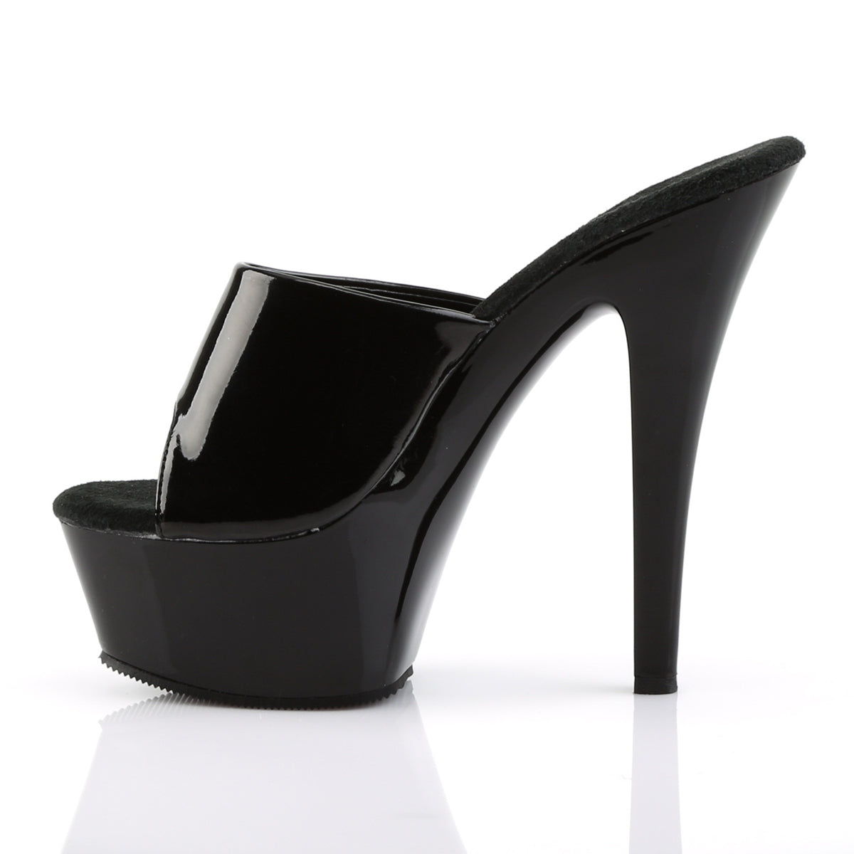6" Spike Heel P/F Sandal (Pleaser KISS201/B/M)