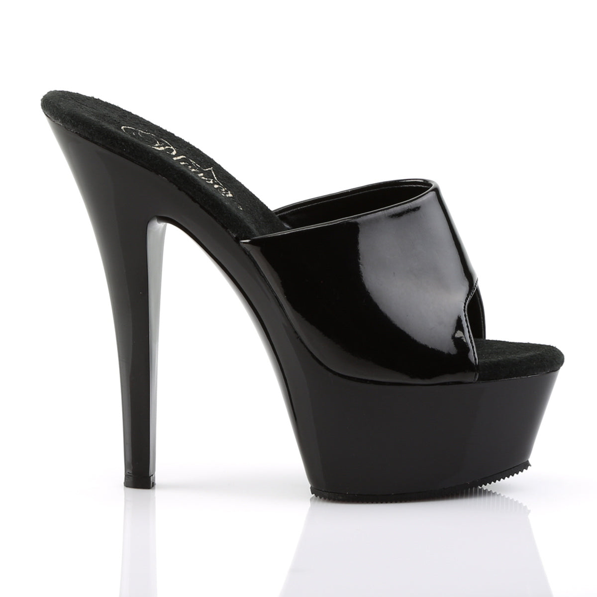6" Spike Heel P/F Sandal (Pleaser KISS201/B/M)