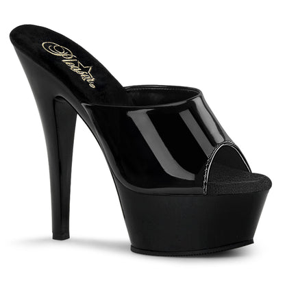 6" Spike Heel P/F Sandal (Pleaser KISS201/B/M)