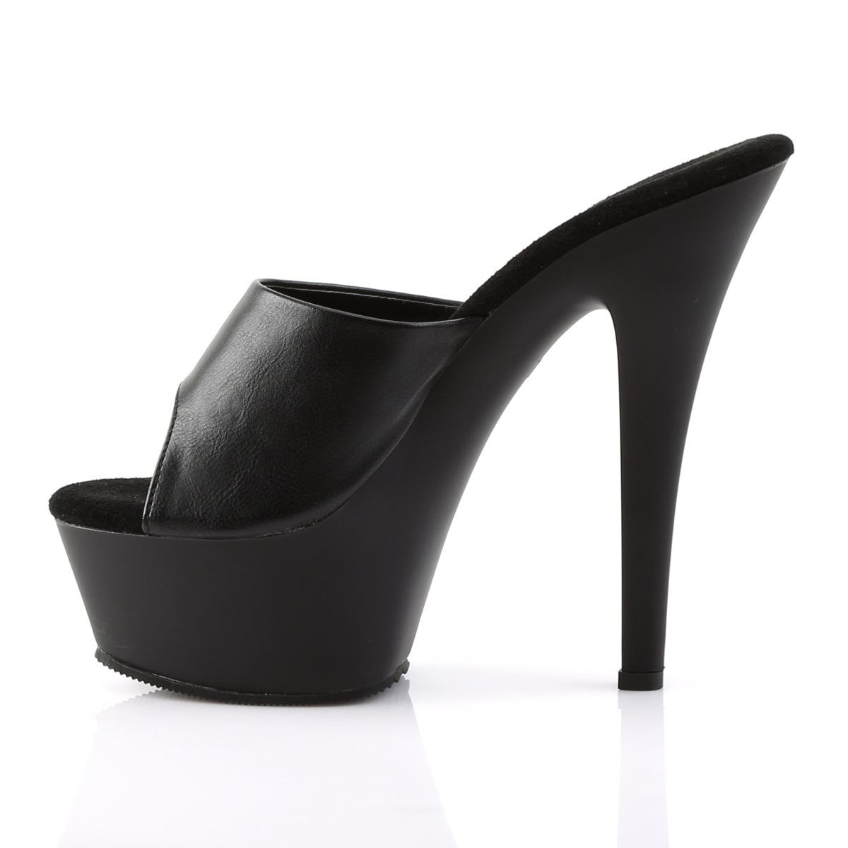 6" Spike Heel P/F Sandal (Pleaser KISS201/B/M)
