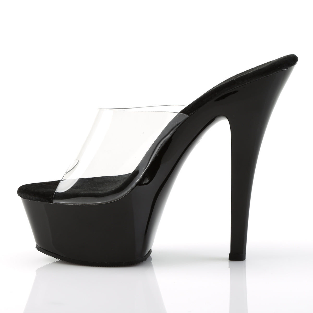 6" Spike Heel P/F Sandal (Pleaser KISS201/B/M)