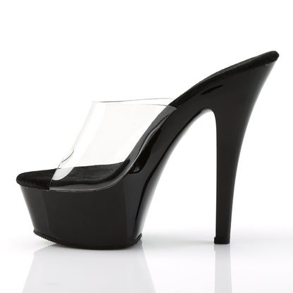 6" Spike Heel P/F Sandal (Pleaser KISS201/B/M)