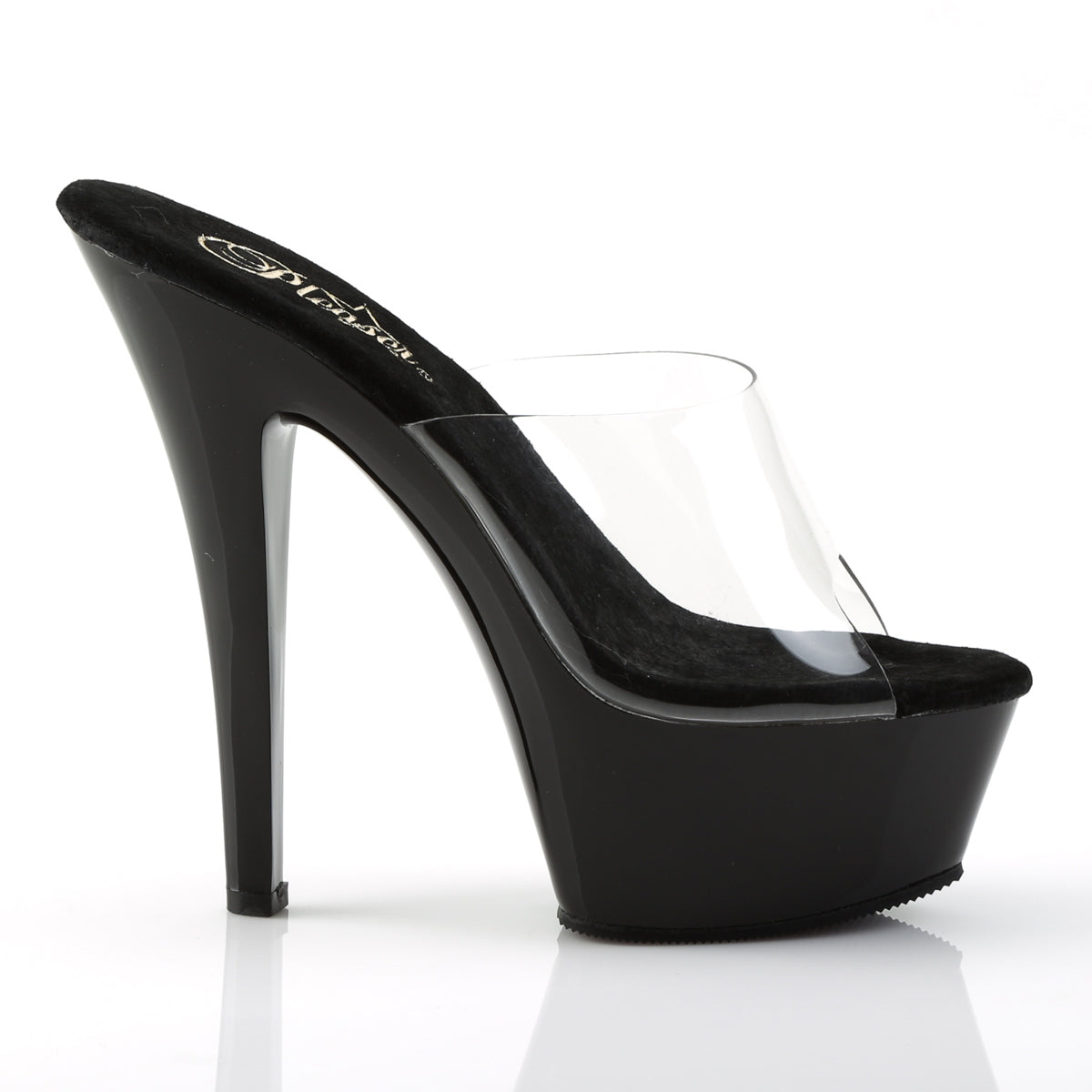 6" Spike Heel P/F Sandal (Pleaser KISS201/B/M)