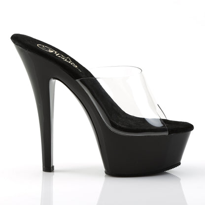 6" Spike Heel P/F Sandal (Pleaser KISS201/B/M)