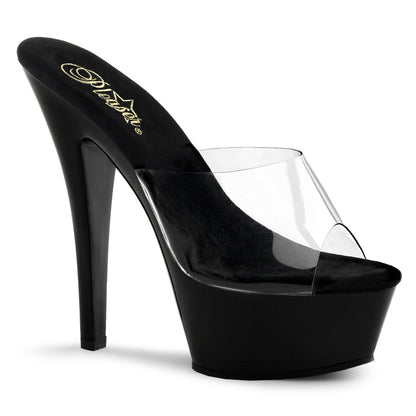6" Spike Heel P/F Sandal (Pleaser KISS201/B/M)