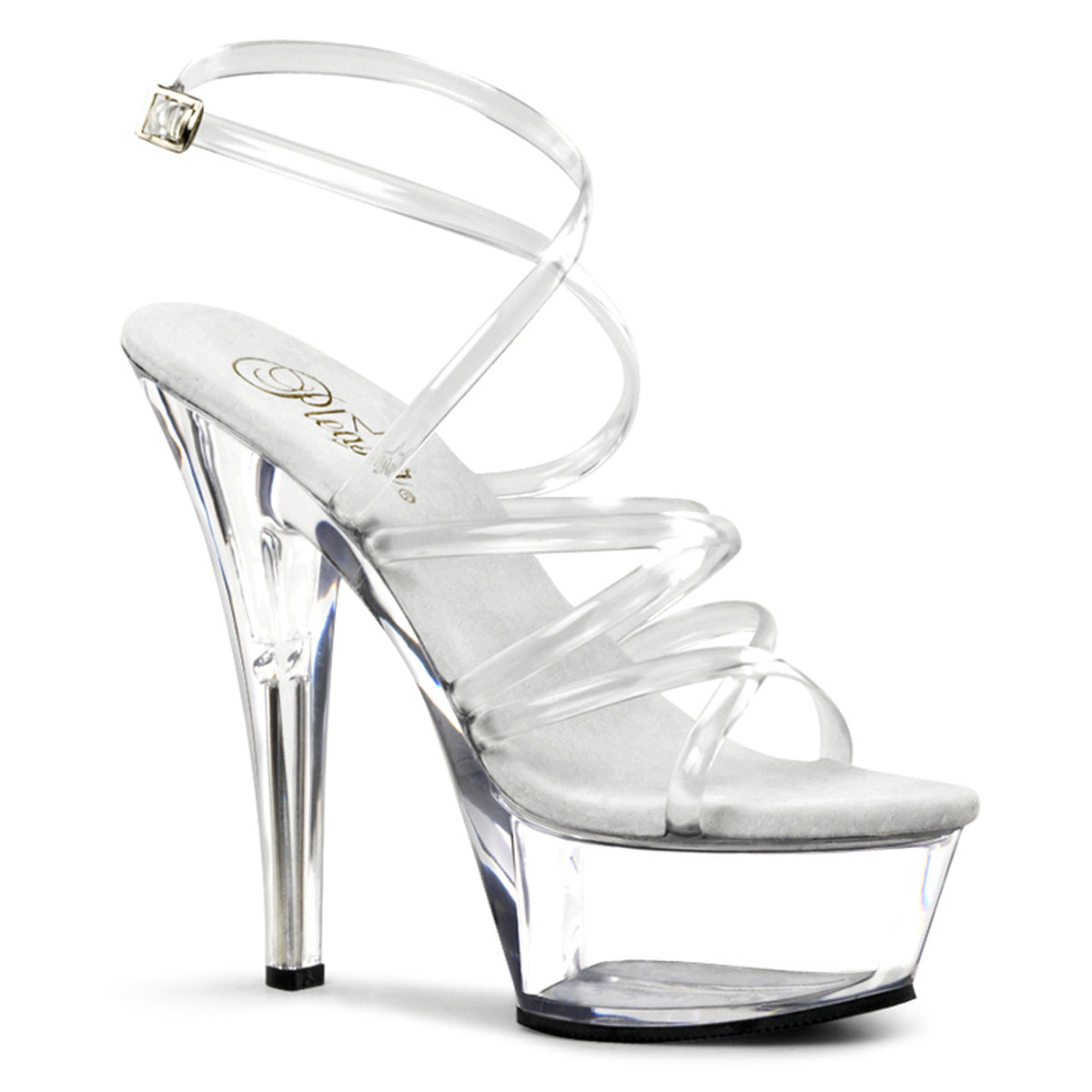 *6" Spike Heel P/F Sandal (Pleaser KISS206/C/M)