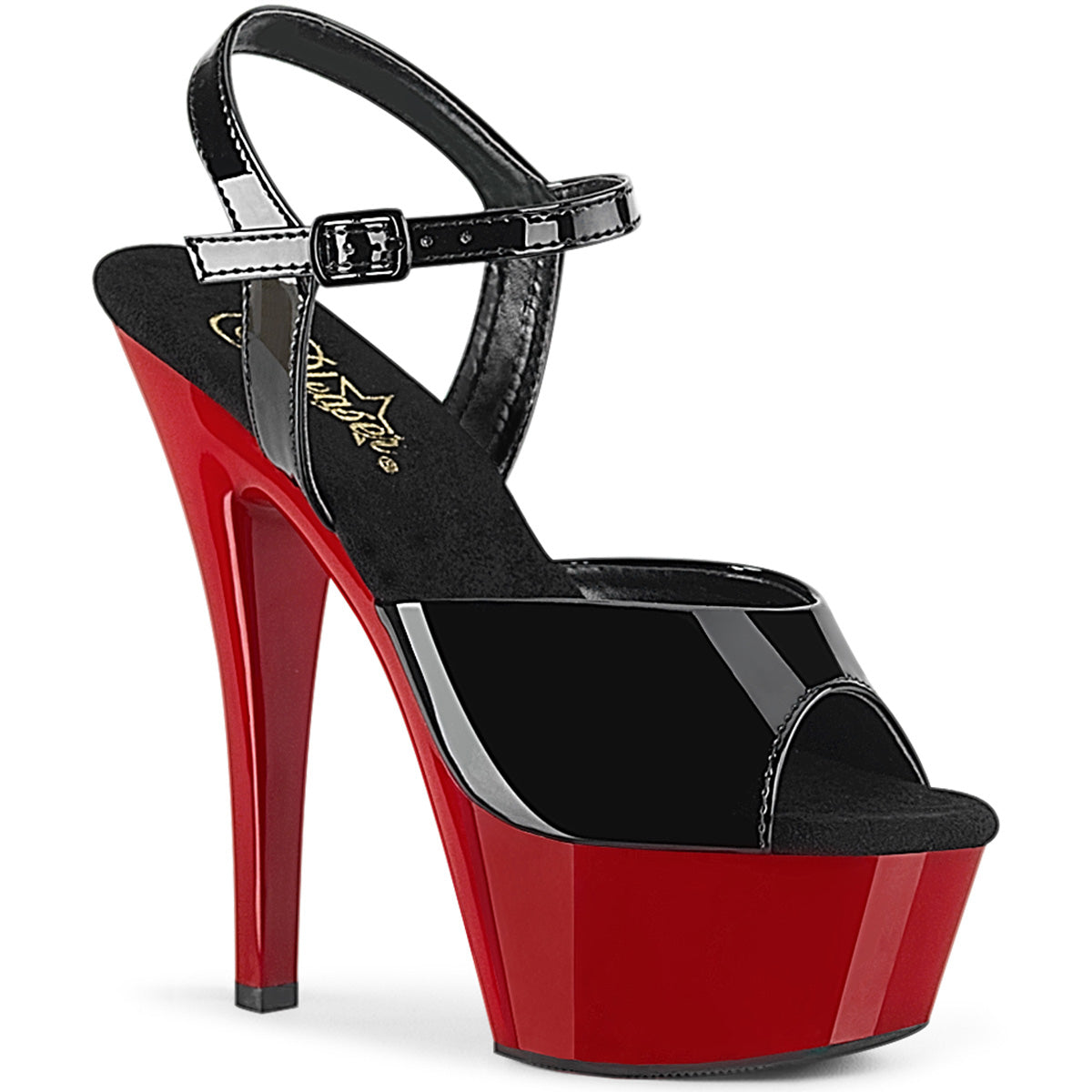 6" Spike Heel P/F Sandal (Pleaser KISS209/B/C)