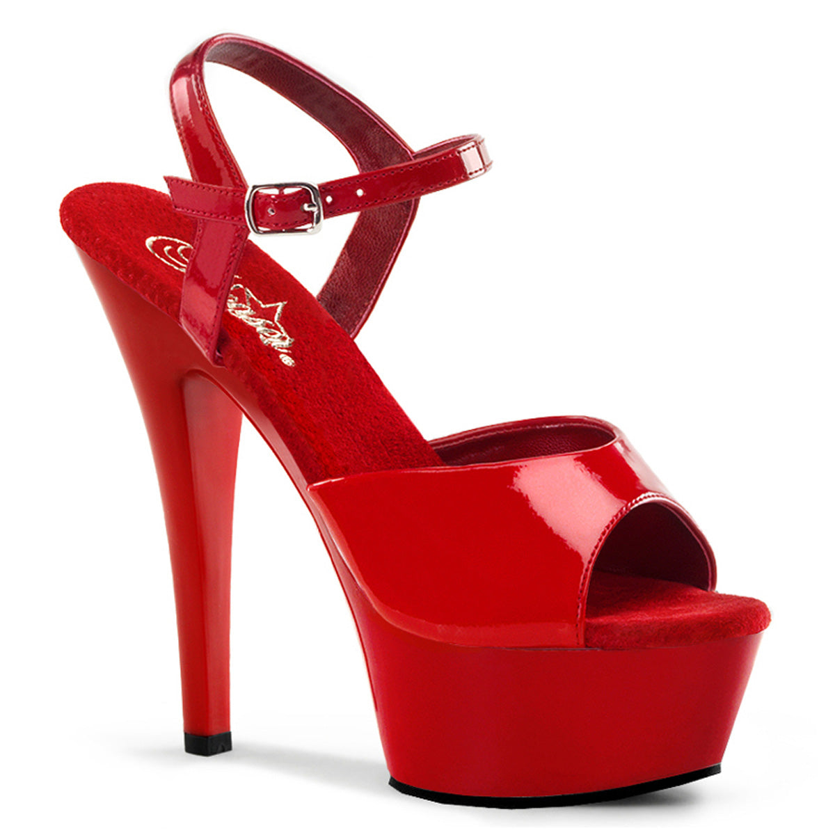 6" Spike Heel P/F Sandal (Pleaser KISS209/B/C)