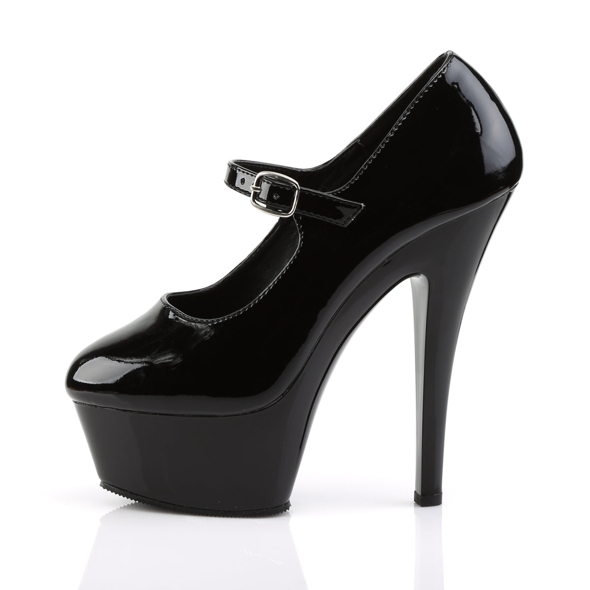 6" Heel Mary Jane P/F Pump (Pleaser KISS280/B/M)