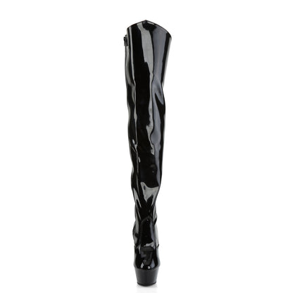 6" Heel Platform Thigh Boot (Pleaser KISS3010/B/M)