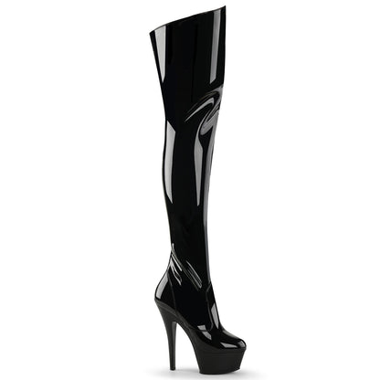 6" Heel Platform Thigh Boot (Pleaser KISS3010/B/M)
