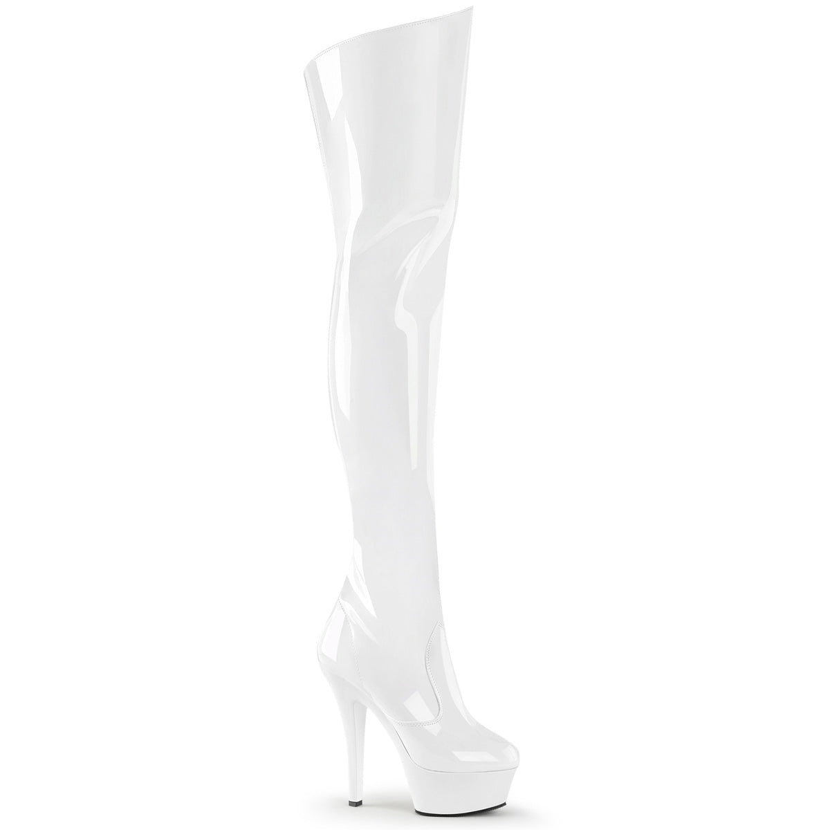 6" Heel Platform Thigh Boot (Pleaser KISS3010/B/M)