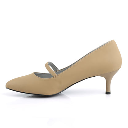 *2 1/2" Kitten Heel Mary Jane Pump (Pleaser Pink Label KIT03/TPNB)