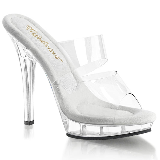 5" Heel, 3/4" PF Two Band Slide (Fabulicious LIP102/C/M)