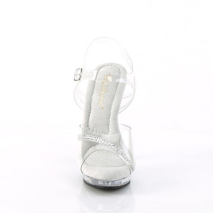 **5" Heel, 3/4" PF Ankle Strap Sandal w/ RS (Fabulicious LIP108R/C/M)