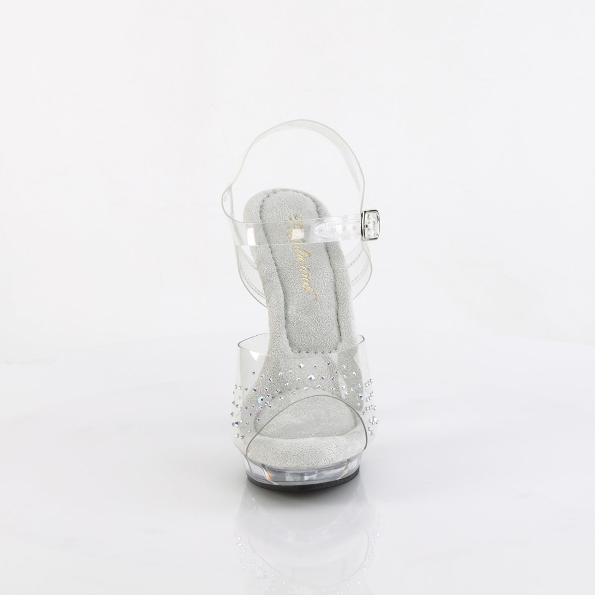 *5" Heel, 3/4" PF Ankle Strap Sandal W/ RS (Fabulicious LIP108SD/C/M)
