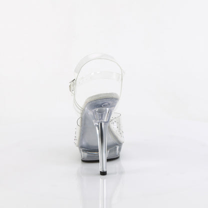 *5" Heel, 3/4" PF Ankle Strap Sandal W/ RS (Fabulicious LIP108SD/C/M)
