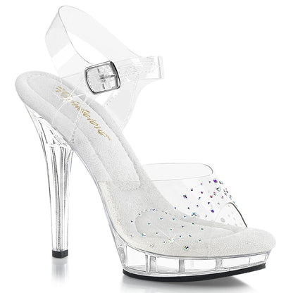 *5" Heel, 3/4" PF Ankle Strap Sandal W/ RS (Fabulicious LIP108SD/C/M)