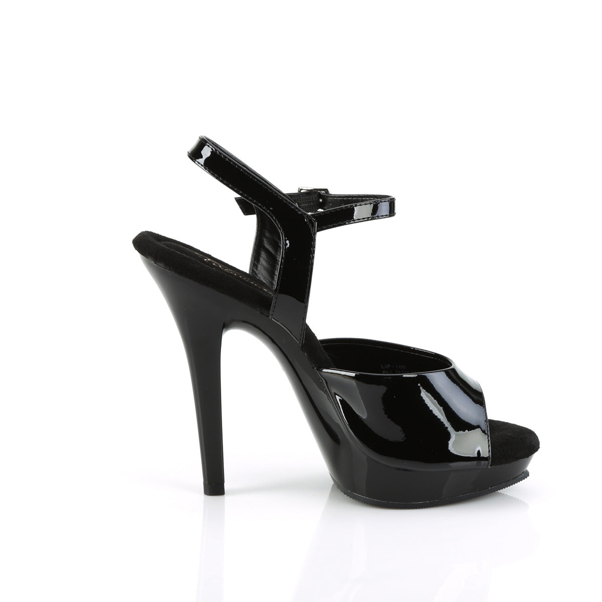 5" Heel, 3/4" PF Ankle Strap Sandal (Fabulicious LIP109/B/M)
