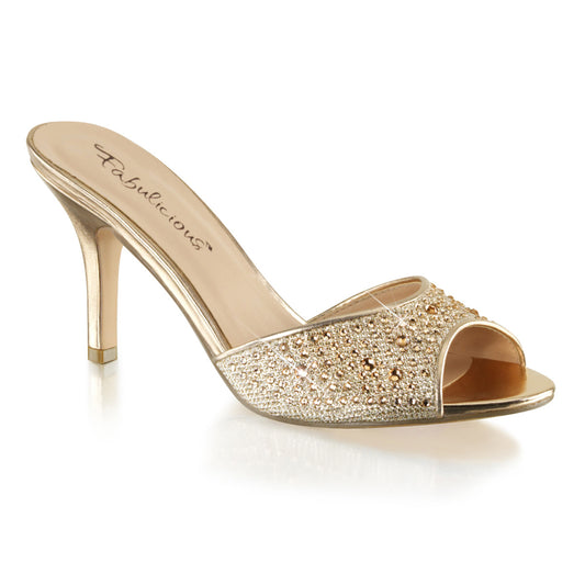 *3 1/4" Heel, Slide Embellished w/RS Glitter (Fabulicious LUCY01/GGFA)