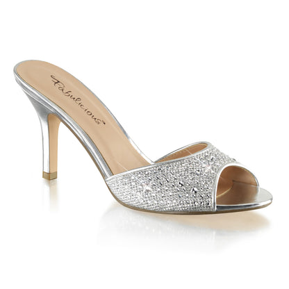 *3 1/4" Heel, Slide Embellished w/RS Glitter (Fabulicious LUCY01/GGFA)