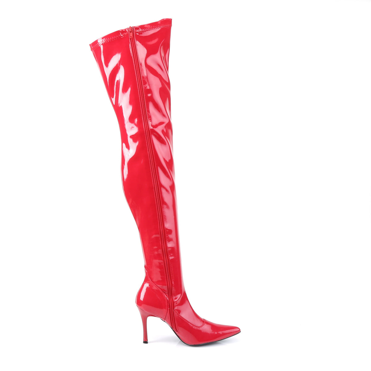 *3 3/4" Heel Stretch Pat Knee Boot (Funtasma LUST3000/R)