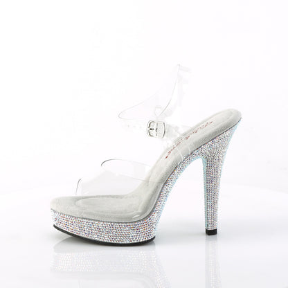 5" Heel, 7/8" PF Ankle Strap Sandal (Fabulicious MJTY508DM/C/SMCRS)