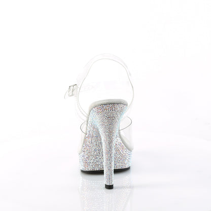 5" Heel, 7/8" PF Ankle Strap Sandal (Fabulicious MJTY508DM/C/SMCRS)